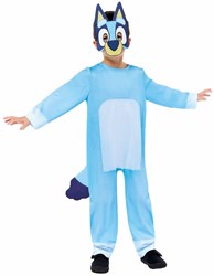 Amscan Bluey duurzaam kinderkostuum 2-3 jaar - carnaval kostuum