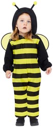 Amscan bijen onesie babykostuum fleece romper met vleugels 12-18m