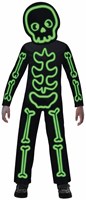 Amscan Kinderkostuum Glow in the Dark Skelet - Halloween verkleedpak 4-6 jaar