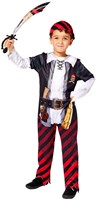 Amscan piratenkostuum duurzaam verkleedpak jongen 3-4 jaar piraat