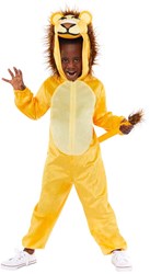 Amscan leeuw kostuum pluche onesie voor kinderen 3-4 jaar verkleed