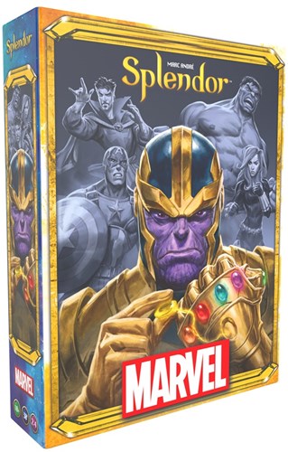 Asmodee bordspel Splendor Marvel - strategisch spel voor superheldenfans