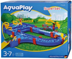 Aquaplay waterbaan Superset - Speelset met kraan en voertuigen