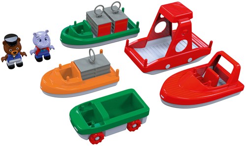 Aquaplay boot set - waterspeelgoed met Wilma & Bo - 10-delig-2