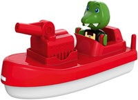 Aquaplay brandweerboot speelgoed waterpret met waterspuit voor kinderen