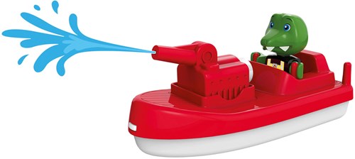 Aquaplay brandweerboot speelgoed waterpret met waterspuit voor kinderen-3