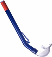 Salvas snorkel Rapallo senior blauw transparant met Siltra mondstuk