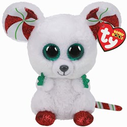 Ty knuffel Beanie Boo's kerst muis pluche 15cm speelgoed