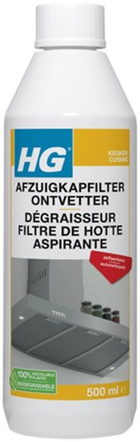 HG afzuigkapfilter ontvetter krachtige reiniger 500ml voor keuken