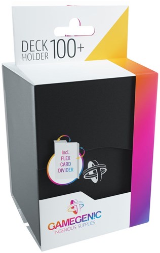 Gamegenic deckbox kaartenhouder 100+ zwart - trading card opbergbox