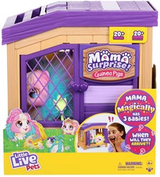 Moose Toys Little Live Pets interactieve cavia regenboog knuffel met baby's