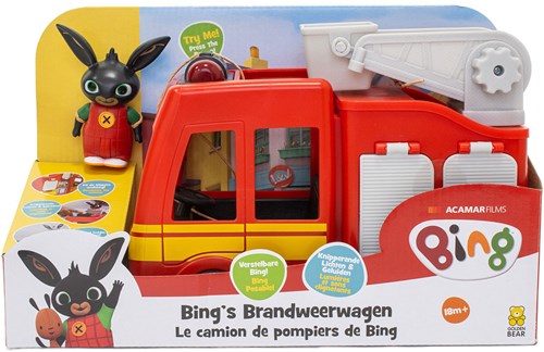 Bing Brandweerwagen met Licht & Geluid