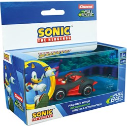 Pull Back Auto Team Sonic Racing speelgoedauto - zwart - raceauto