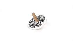 Bajo tol - Modern multicolor houten speelgoed tol