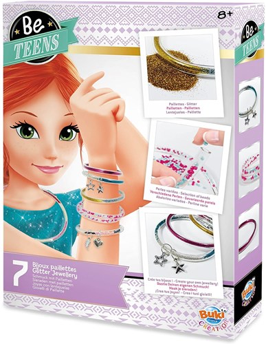 Buki armbandenset met pailletten - creatief speelgoed voor kinderen-3