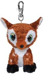 Lumo Stars knuffel hert Dear 15cm pluche speelgoed met grote ogen