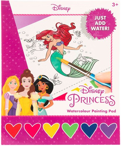 Disney Prinses Kleuren met Water Kleurblok, 27dlg.