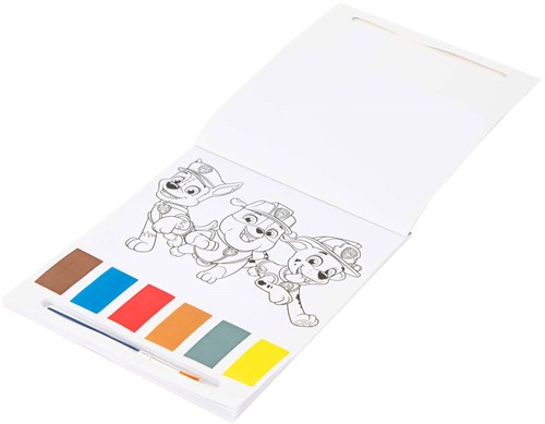 PAW Patrol Kleuren met Water Kleurblok, 27dlg.