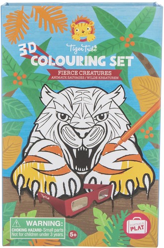 Tiger Tribe 3D Colouring Sets/Fierce Creatures