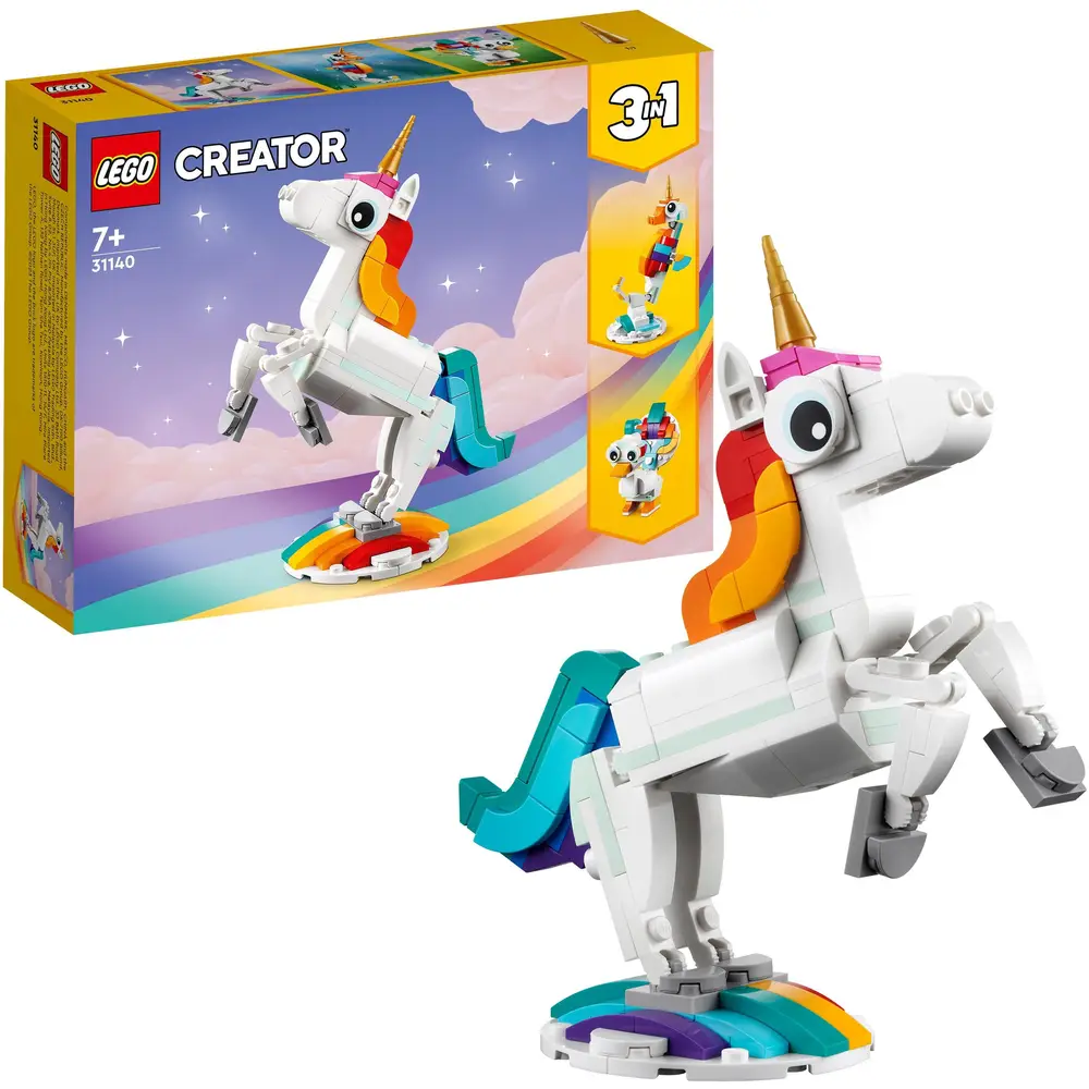 LEGO Creator Magische Eenhoorn bouwset - 3-in-1 speelgoed 31140