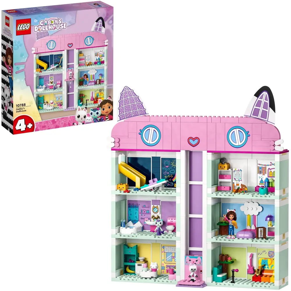 LEGO Gabby's poppenhuis poppenhuis bouwset met minifiguren en accessoires