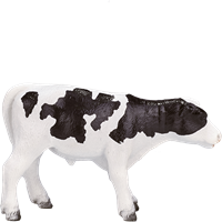 Mojo Farm speelgoed Holstein Kalf staand - 387061-2