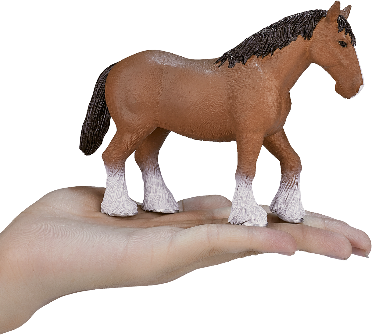 virtueel Muf Registratie Mojo Horses speelgoed Clydesdale Paard Bruin - 387070 kopen?
