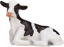 Mojo Farm speelgoed Holstein Kalf Liggend - 387082