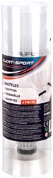 Alert badminton shuttles wit 6 stuks - sport speelgoed set