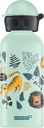 SIGG drinkfles Jungle 0,4l aluminium voor kinderen lekvrij groen