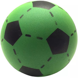 Twisk buitenspeelgoed foam voetbal groen 20 cm voor kinderen