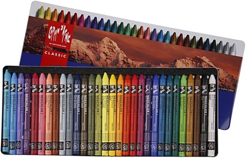 Caran d'Ache oliekrijt Neocolor I set 30 kleuren voor creatief tekenen