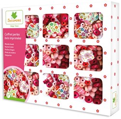 Sycomore houten kralen box - creatieve knutselset voor kinderen