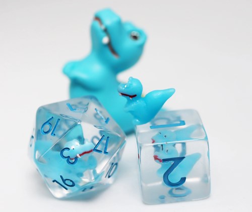 Foam Brain Games Baby Velociraptor RPG Dice Set-3