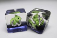Foam Brain Games Colorful Chameleon RPG Dice Set-3