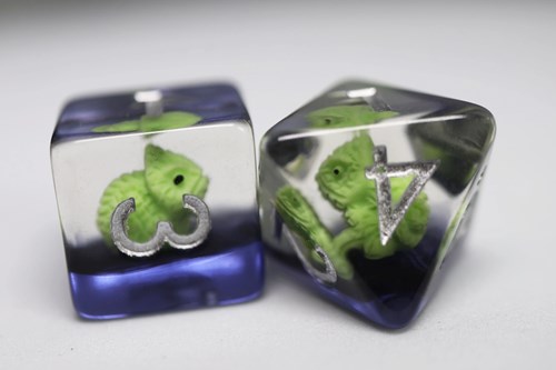 Foam Brain Games Colorful Chameleon RPG Dice Set-3