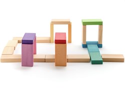 Ocamora speelbord klein - educatief speelgoed multicolor karton