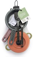 Dantoy Green Bean pannenset speelgoedkeuken 7-delig multicolor