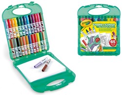 Crayola kleurset mini uitwasbare stiften voor kinderen en creatief spelen