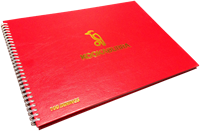 Kookaburra scoreboek cricket wirebound 100 innings multikleur