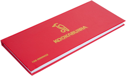 Kookaburra scoreboek cricket - 100 innings - hard cover multikleur