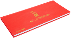 Kookaburra scoreboek cricket - 60 innings - harde kaft multikleur