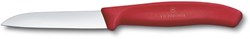 Victorinox schilmesje keuken rood rvs glad 8cm Victorinox