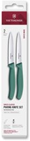 Victorinox schilmesje set groen 10cm keukenmesje Victorinox