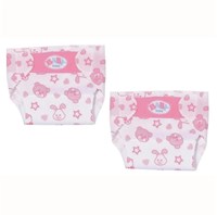Zapf Creation poppenluiers 36 cm - Baby Born Little luiers dubbelverpakking