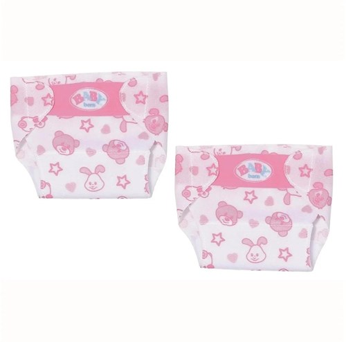 Zapf Creation poppenluiers 36 cm - Baby Born Little luiers dubbelverpakking