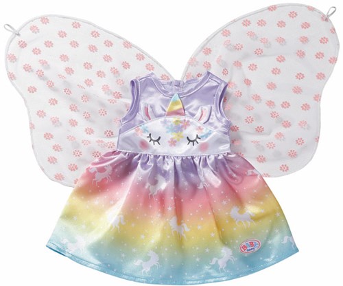 BABY born poppenkleding fantasie vlinder outfit eenhoorn 43 cm