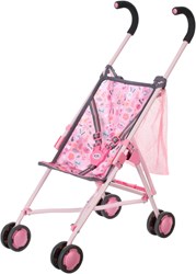 BABY born poppenwagen met tas - Wandelwagen voor babypoppen, multicolor