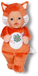 BABY born babypop vos 26 cm zachte knuffelpop voor kinderen