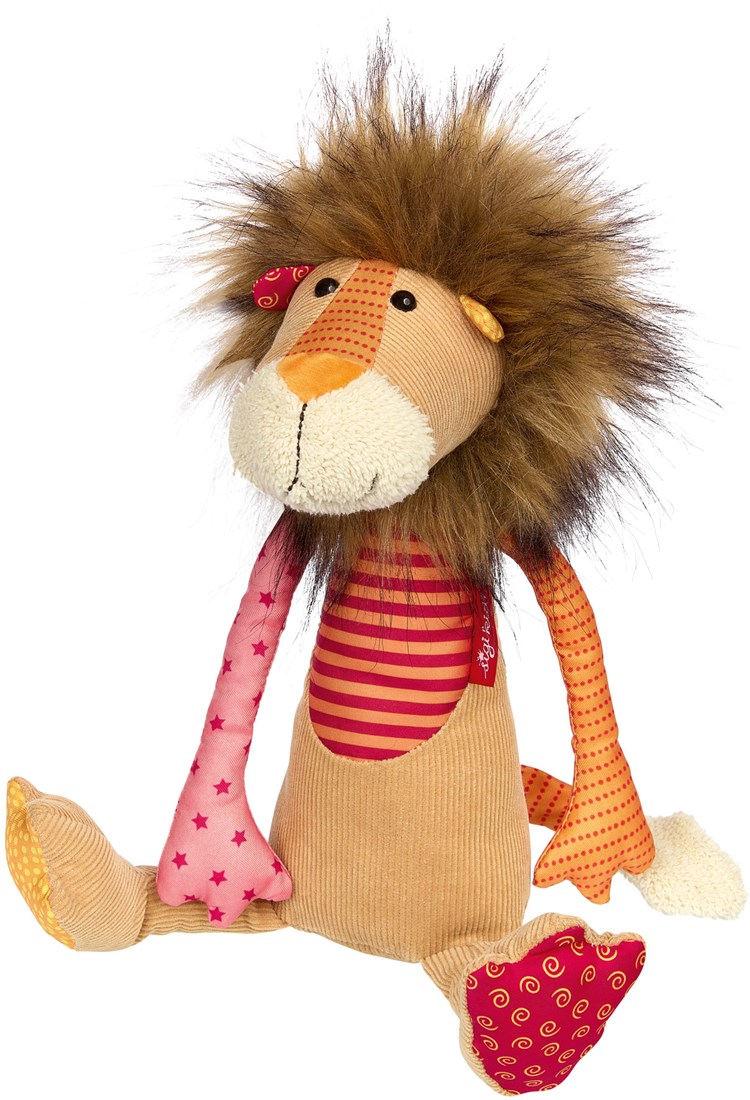 SIGIKID 42845 Knuffeldier, hond, patchwork, knuffeldier om te spelen en te knuffelen, van zachte materiaalmix, voor baby's en kinderen, jongens en meisjes van 0 maanden tot 8 jaar, meerkleurig, hond